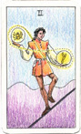 2 pentacles